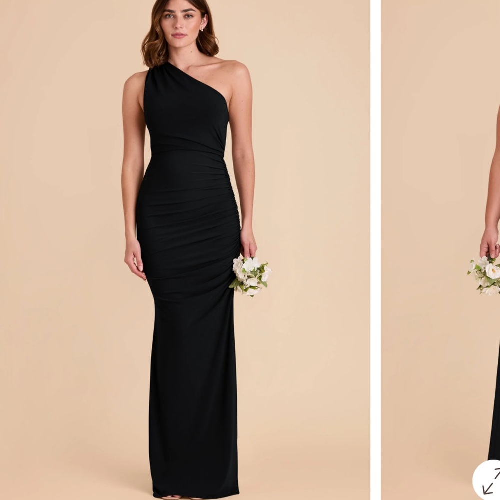 Birdy Grey Claudia Dress in Black one shoulder